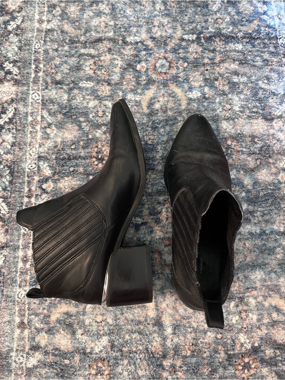 Black Pointed Toe Booties - Women's Ankle Boots
